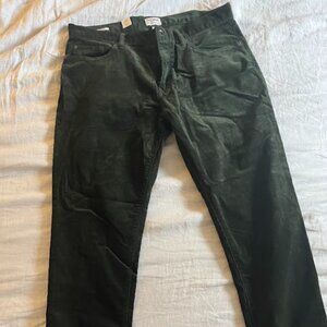 Todd Snyder Italian Corduroy Pant in Olive